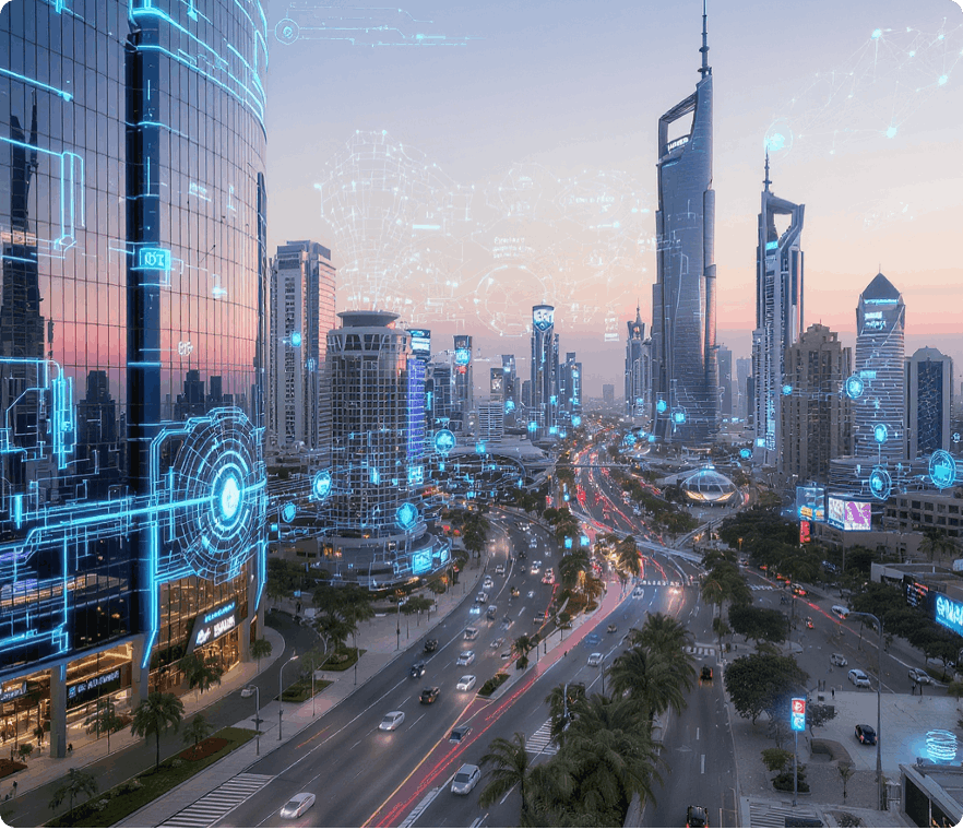Connected smart city systems across the UAE